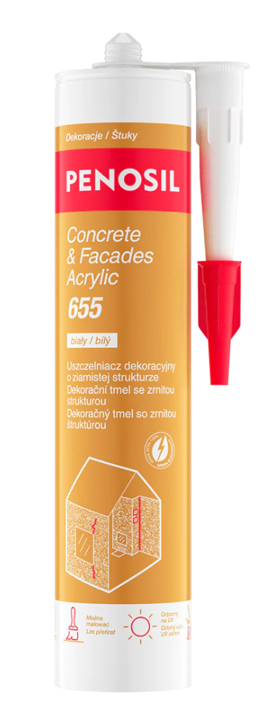 Akryl / uszczelniacz do fasad Concrete & Facades Acrylic 280ml White H5068 kartusz