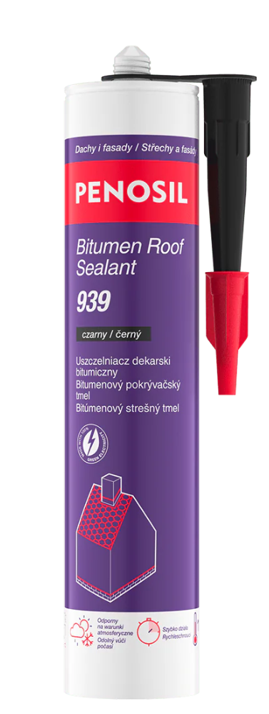 Uszczelniacz Dekarski Bitumiczny Bitumen Roof Sealant 280ml Black 939 H5078