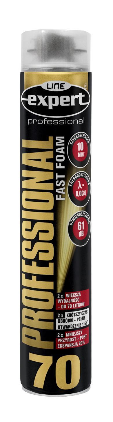 Piana pistoletowa FAST FOAM 70 EXPERT LINE Professional 830 ML
