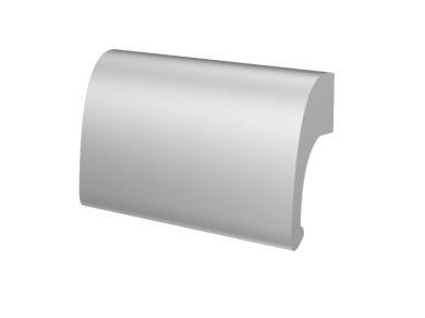 Pochwyt balkonowy aluminiowy De Luxe