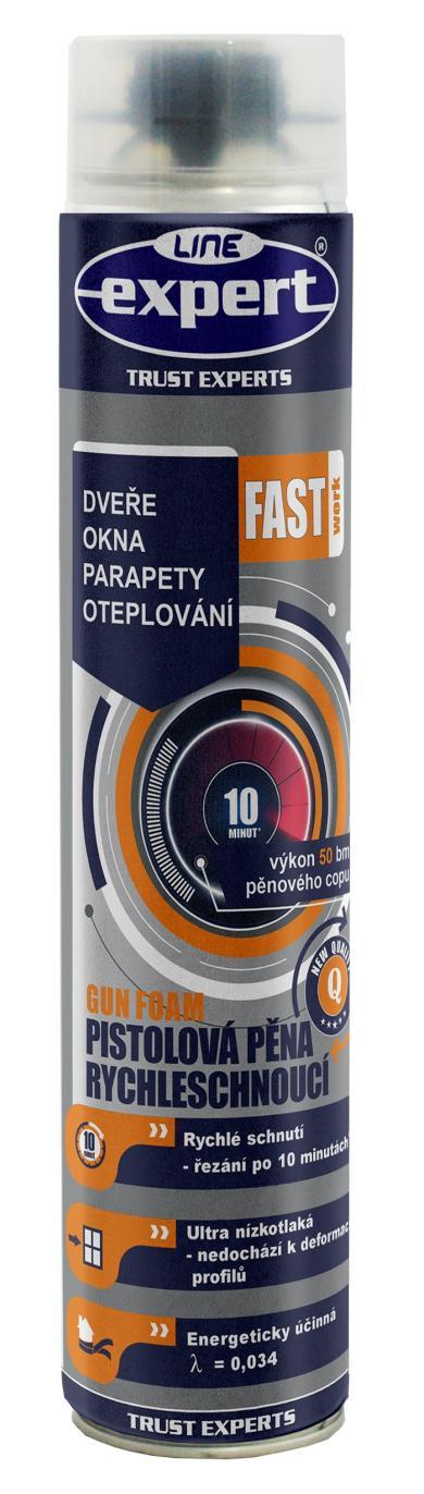 Piana pistoletowa SZYBKOSCHNĄCA EXPERT LINE 750 ML